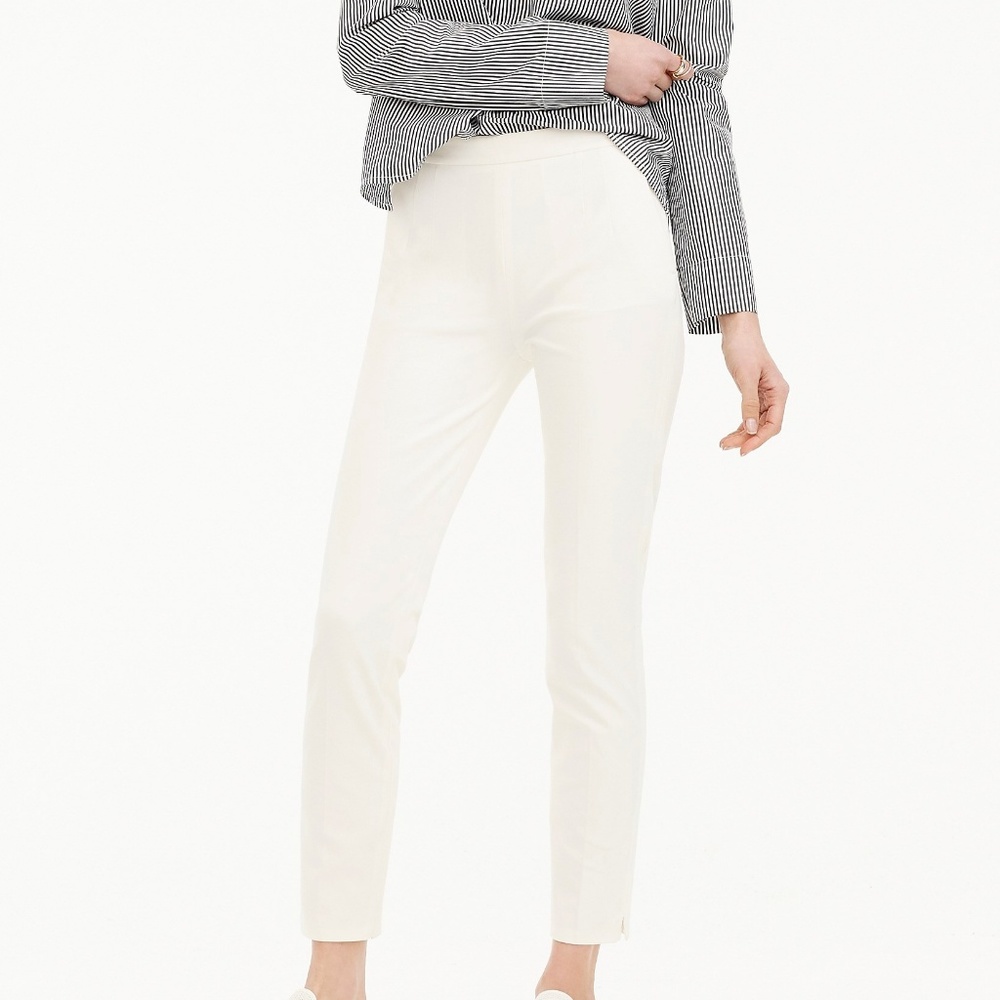 J.Crew Martie slim crop pant in stretch cotton